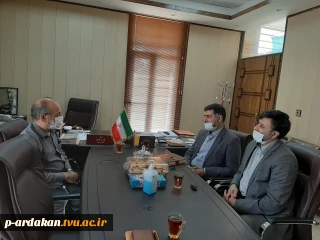 جلسه با رئیس شهرک صنعتی شهرستان  در هفته ملی مهارت