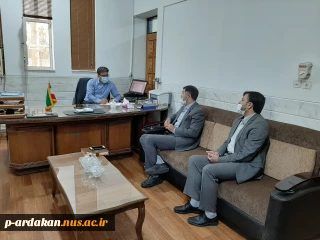 جلسه با رئیس صنعت ومعدن  شهرستان در هفته ملی مهارت