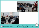 تشکیل کلاس های هلال احمر در آموزشکده فنی شهید بهشتی اردکان به مناسبت هفته ملی مهارت  ومقابله با ویروس کرونا 2