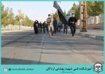 پیاده روی نمادین اربعین دانشگاهیان اردکان که به همت همکاران آموزشکده فنی شهید بهشتی اردکان برگزار گردید 2