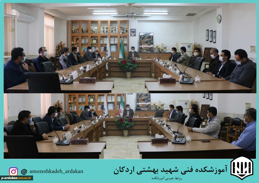 مراسم تقدیر از پژوهشگران و اساتید برتر آموزشکده فنی وحرقه ای شهید بهشتی اردکان برگزار گردید. 4