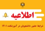 در خواست خوابگاه ، جهت حضوری شدن کلاس های درسی 1401 2