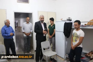 بازدید سرزده سرپرست فرمانداری شهرستان اردکان ، از خوابگاه دانشجویان آموزشکده شهید بهشتی 4