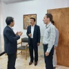 بازدید آقای مهندس زاده زکی و مهندس رفیعی مدیر کل طرح های عمرانی دانشگاه از آموزشکده فنی وحرفه ای  شهید بهشتی اردکان 3