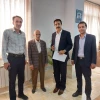 بازدید آقای مهندس زاده زکی و مهندس رفیعی مدیر کل طرح های عمرانی دانشگاه از آموزشکده فنی وحرفه ای  شهید بهشتی اردکان 7