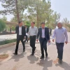 بازدید آقای مهندس زاده زکی و مهندس رفیعی مدیر کل طرح های عمرانی دانشگاه از آموزشکده فنی وحرفه ای  شهید بهشتی اردکان 8