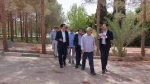 بازدید آقای مهندس زاده زکی و مهندس رفیعی مدیر کل طرح های عمرانی دانشگاه از آموزشکده فنی وحرفه ای  شهید بهشتی اردکان 10
