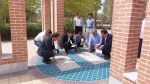 بازدید آقای مهندس زاده زکی و مهندس رفیعی مدیر کل طرح های عمرانی دانشگاه از آموزشکده فنی وحرفه ای  شهید بهشتی اردکان 11