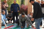 غبار روبی وعطر افشانی قبر شهدای گمنام آموزشکده فنی وحرفه ای شهدبهشتی اردکان 5