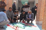 غبار روبی وعطر افشانی قبر شهدای گمنام آموزشکده فنی وحرفه ای شهدبهشتی اردکان 7