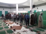 مراسم سالگرد خاکسپاری شهدای گمنام آموزشکده  فنی وحرفه ای شهید بهشتی اردکان با حضور حجت الاسلام دهباشی مسئول عقیدتی سیاسی پادگان هوا فضای اردکان (حضرت ولی عصر) ، دانشجویان وهمکاران مرکز 3
