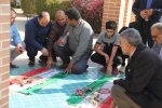 مراسم سالگرد خاکسپاری شهدای گمنام آموزشکده  فنی وحرفه ای شهید بهشتی اردکان با حضور حجت الاسلام دهباشی مسئول عقیدتی سیاسی پادگان هوا فضای اردکان (حضرت ولی عصر) ، دانشجویان وهمکاران مرکز 2