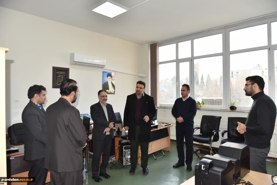 دیدار دکتر خسرویان با همکاران دفتر مرکزی حراست دانشگاه 2