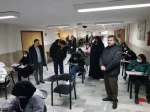 بازدید دکتر خسرویان و هیئت همراه از روند برگزاری امتحانات پایان ترم دانشکده فنی و حرفه‌ای دکتر شریعتی 5