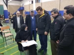 بازدید دکتر خسرویان و هیئت همراه از روند برگزاری امتحانات پایان ترم دانشکده فنی و حرفه‌ای دکتر شریعتی 7