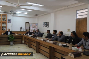 اولین جلسه شورای اداری با حضور آقای احمد علی وکیلی احمد آبادی ، سرپرست جدید آموزشکده فنی وحرفه ای شهید بهشتی اردکان برگزار شد.  7