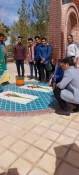 برپایی خیمه حضرت علی اکبر (ع)  در جوار شهدای جوان گمنام وپذیرایی از دانشجویان آموزشکده فنی وحرفه ای شهید بهشتی اردکان ،  به مناسبت روز جوان 5