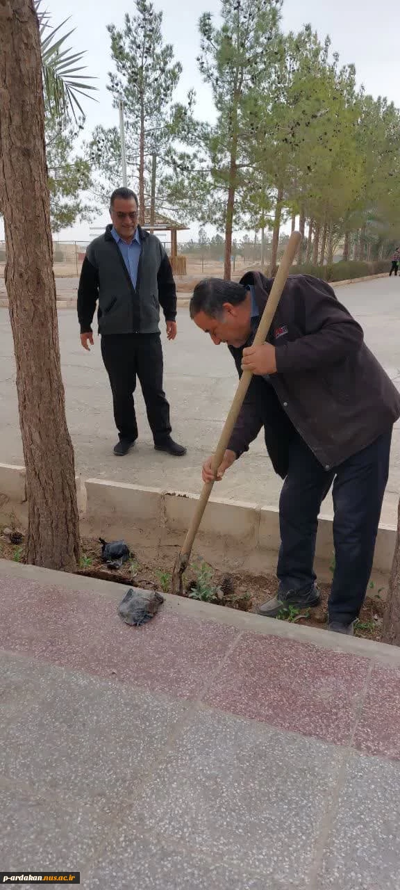 مراسم روز درختکاری در آموزشکده فنی وحرفه ای شهید بهشتی اردکان برگزار شد 16