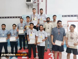 کسب مقام اول قهرمانی ، توسط دانشجویان آموزشکده فنی وحرفه ای شهید بهشتی اردکان در بیست و هفتمین دوره المپیاد ورزشی دانشجویان پسر دانشگاه فنی و حرفه ای کشور 6