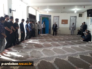 مراسم یادبود درگذشت دانشجو احمد رضا کاظمی در آموزشکده فنی وحرفه ای شهید بهشتی اردکان برگزار شد.  7