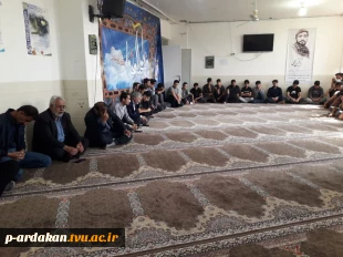 مراسم یادبود درگذشت دانشجو احمد رضا کاظمی در آموزشکده فنی وحرفه ای شهید بهشتی اردکان برگزار شد.  9