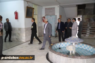 مشاور عالی استاندار یزد به همراه جمعی از مسئولین استانی وشهرستانی ، از کارگاه ها و آزمایشگاه های آموزشکده فنی شهید بهشتی اردکان بازدید به عمل آورده و از نزدیک در جریان مسائل و مشکلات این آموزشکده قرار گرفتند. 8