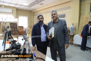 افتتاح نمایشگاه دائمی دست آوردهای دانشجویی آموزشکده شهید بهشتی اردکان به مناسبت هفته پژوهش 8