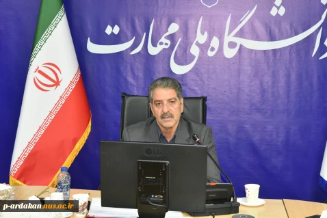 دکتر زمانی، سرپرست دانشگاه ملی مهارت در اولین نشست برخط با رؤسای استانی: