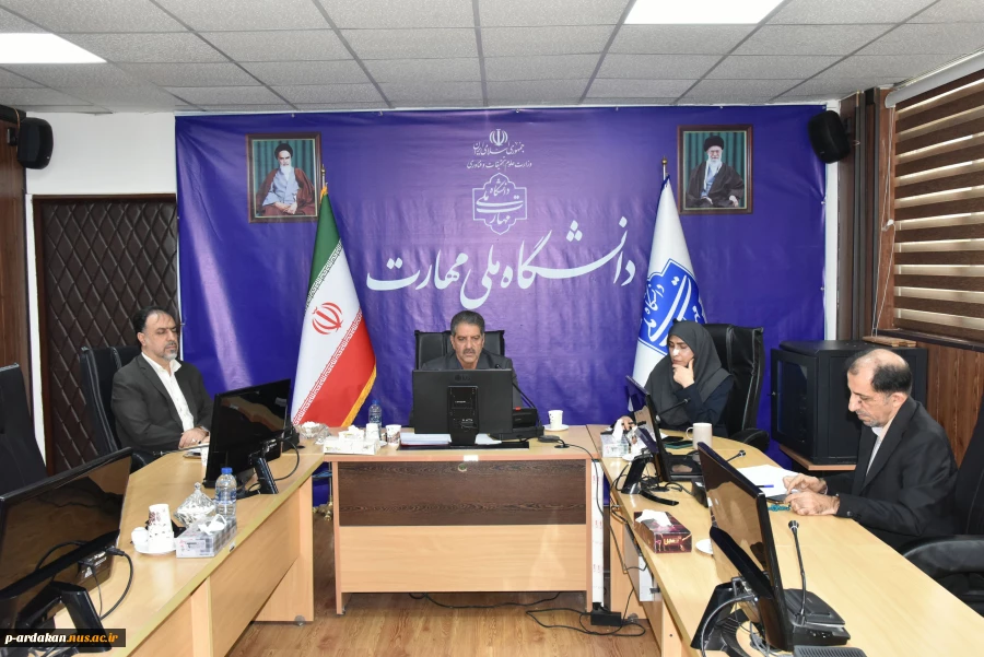 دکتر زمانی، سرپرست دانشگاه ملی مهارت در اولین نشست برخط با رؤسای استانی:  3