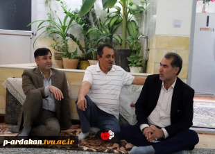 دیدار رئیس آموزشکده ملی‌مهارت شهید بهشتی اردکان با خانواده جانبازان و ایثارگران 2
