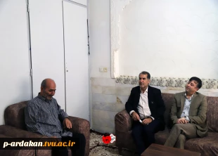 دیدار رئیس آموزشکده ملی‌مهارت شهید بهشتی اردکان با خانواده جانبازان و ایثارگران 3