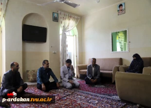 غبارروبی و عطرافشانی قبورشهدا و دیدار با خانواده معظم شهدای ورزشکار  4